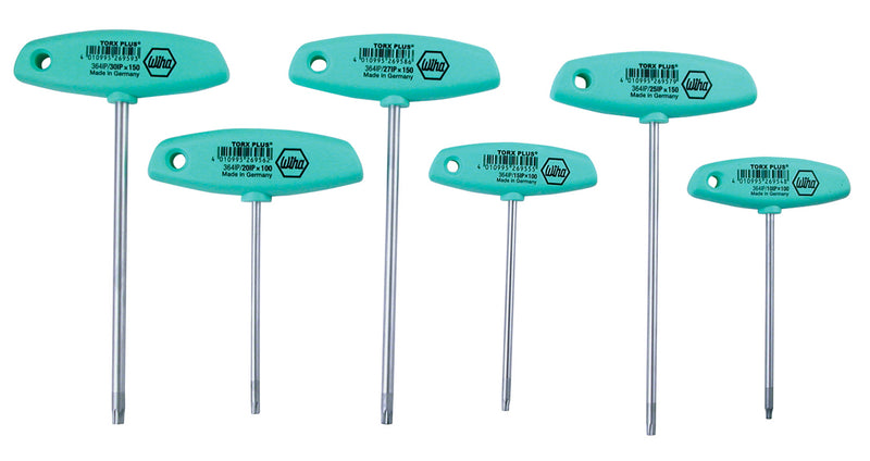 WIHA TOOLS 6 Piece Torxplus T-Handle Set - WIH-36496 | GarageAndFab.com