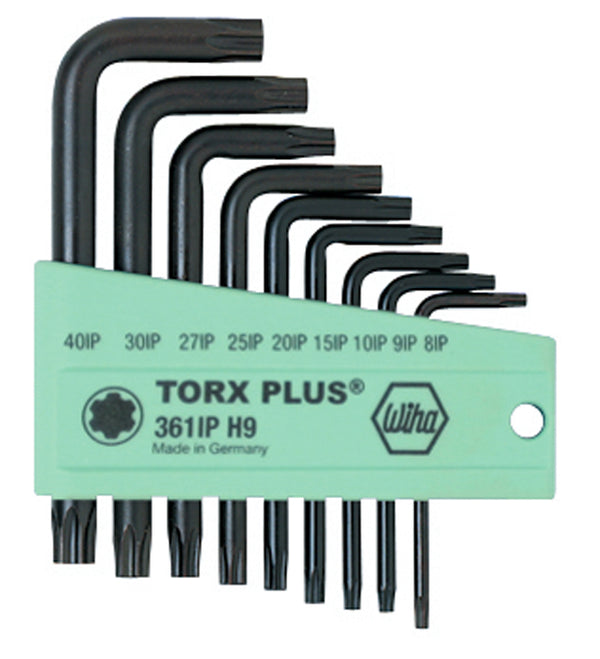 WIHA TOOLS 9 Piece Torxplus L-Key Short Arm Set - WIH-36199 | GarageAndFab.com