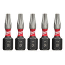 Milwaukee (3) 5Pk Insert Bit T15 - MLW-48-32-4628 | MFVCanada.com