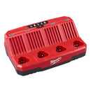 Milwaukee M12 4 Bay Charger - MLW-48-59-1204 | MFVCanada.com