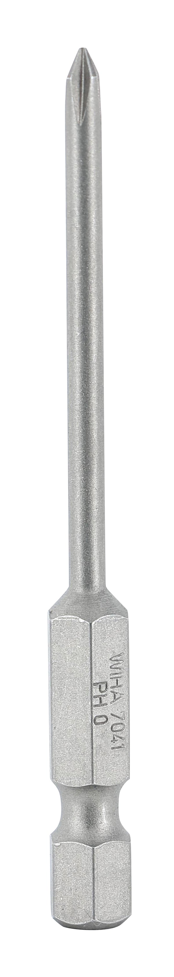 WIHA TOOLS Phillips Power Bit #0 X 70Mm - WIH-74168 | GarageAndFab.com