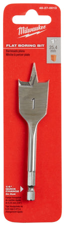 Milwaukee 1" X 4.5" Flat Boring Bit - MLW-48-27-0013 | MFVCanada.com