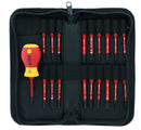 WIHA TOOLS 20 Piece Insulated Softfinish Slimline Blade Set - WIH-28396 | GarageAndFab.com