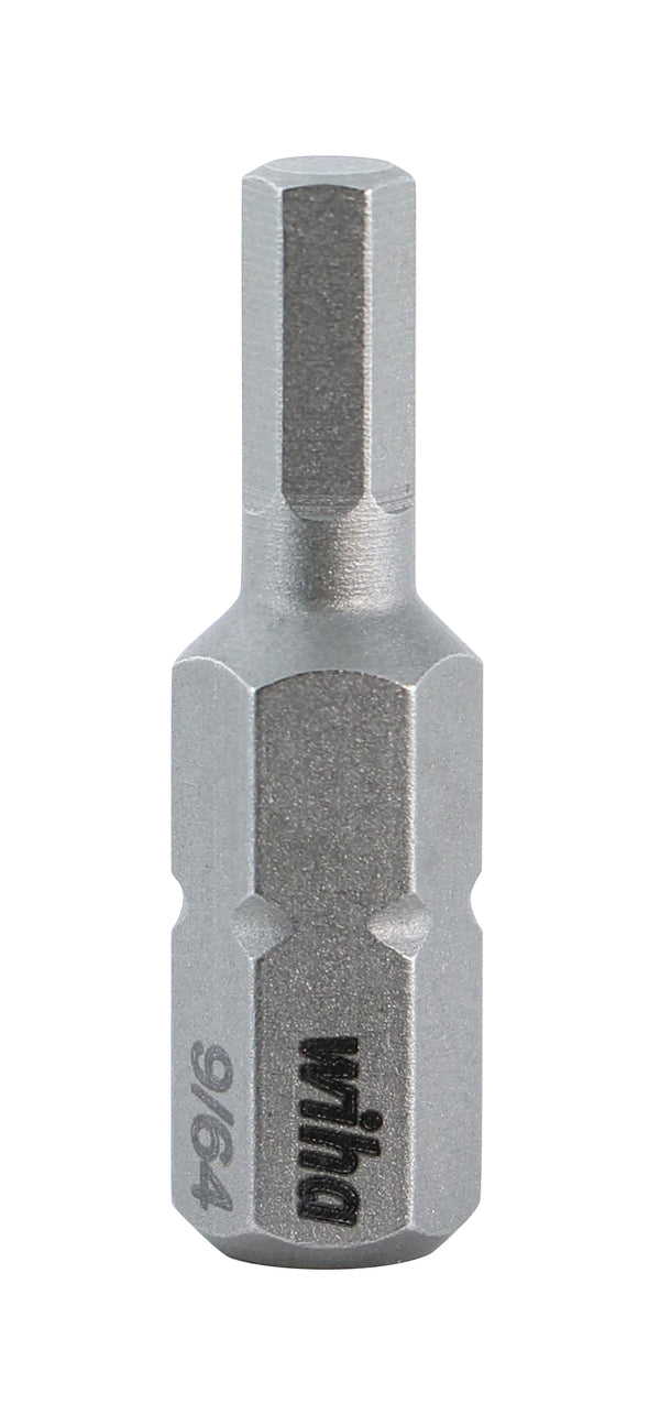 WIHA TOOLS Hex Insert Bit 9/64" X 25Mm - WIH-71339 | GarageAndFab.com