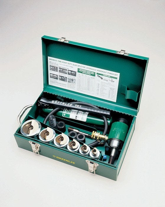 Greenlee Punch Set,Hyd Knockout Sc - GRE-7506 | GarageAndFab.com