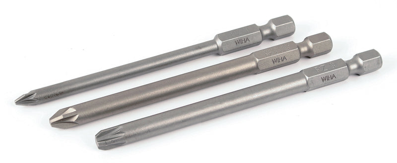 WIHA TOOLS 3 Piece Pozidriv Power Blade Set - WIH-76091 | GarageAndFab.com