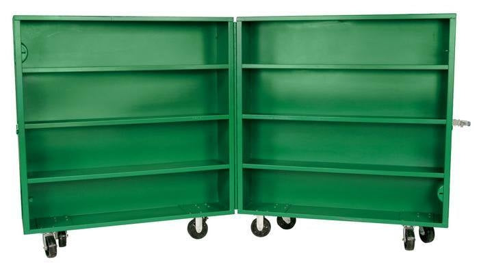 Greenlee Cabinet, Bi-Fold (Green) - GRE-5860 | GarageAndFab.com