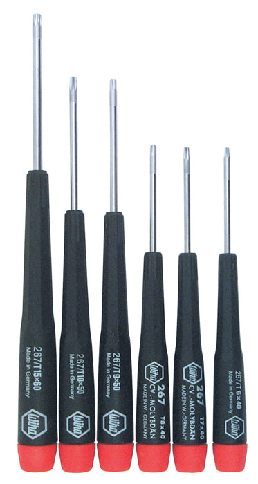 WIHA TOOLS 6 Piece Precision Torx Screwdriver Set - WIH-26790 | GarageAndFab.com