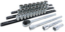 WIHA TOOLS 30 Piece 1/2" Drive Socket Set - Metricric - WIH-33891 | GarageAndFab.com