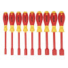 WIHA TOOLS 9 Piece Insulated Softfinish Nut Driver Set - Inch - WIH-32288 | GarageAndFab.com