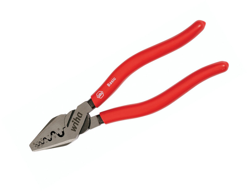 WIHA TOOLS Classic Grip Crimpacting Pliers 7.0" - WIH-32605 | GarageAndFab.com
