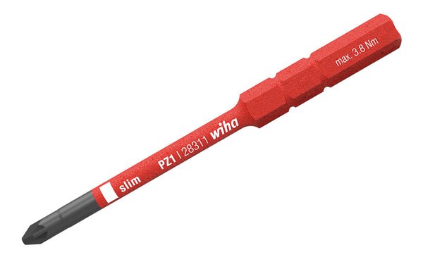 WIHA TOOLS Insulated Slimline Blade Pozidriv #1 - WIH-28330 | GarageAndFab.com