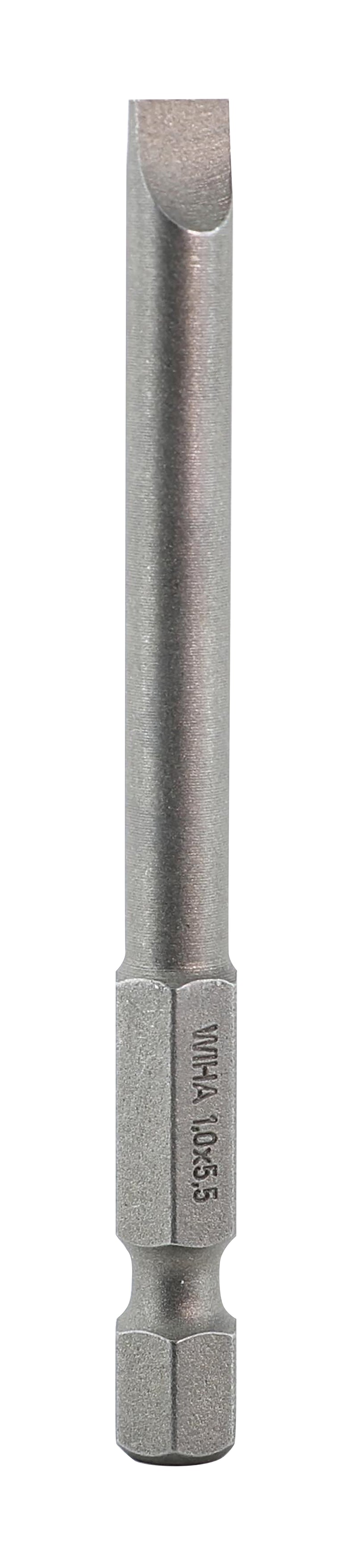 WIHA TOOLS Slotted Power Bit 5.5 X 70Mm - WIH-74039 | GarageAndFab.com