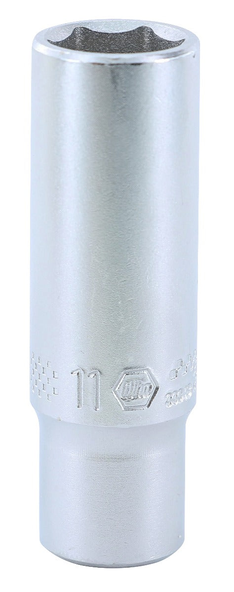 WIHA TOOLS 6 Point - 1/4 Inch Drive Socket - 11.0Mm X 50Mm - WIH-33348 | GarageAndFab.com