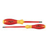 WIHA TOOLS 2 Piece Insulated Softfinish Screwdriver Set - WIH-32105 | GarageAndFab.com