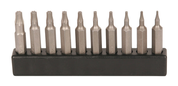 WIHA TOOLS 10 Piece Torx Microbits Set - WIH-75988 | GarageAndFab.com