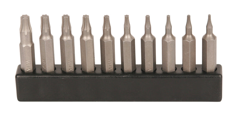 WIHA TOOLS 10 Piece Torx Microbits Set - WIH-75988 | GarageAndFab.com