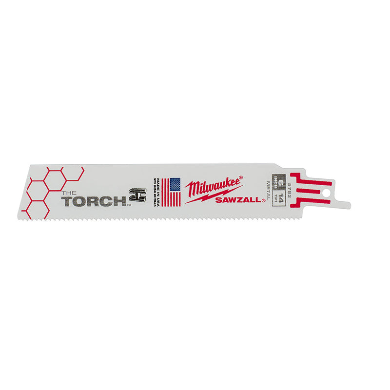 Milwaukee Electric Blade 14T 6L Torch 5Pk - MLW-48-00-5782 | GarageAndFab.com