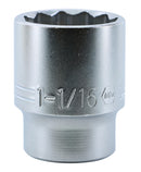 WIHA TOOLS 12 Point - 1/2" Drive Deep Socket 1-1/16" - 33820 - WIH-33820 | GarageAndFab.com