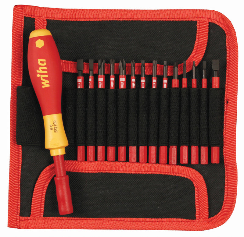 WIHA TOOLS 15 Piece Insulated Slimline Blade Set - WIH-28390 | GarageAndFab.com