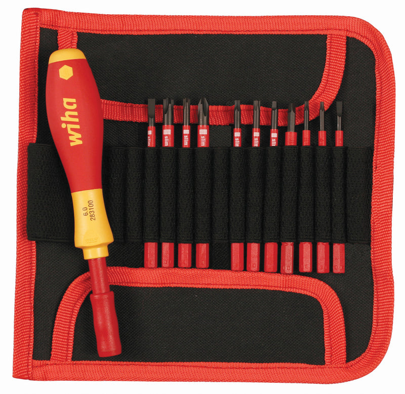 WIHA TOOLS 12 Piece Insulated Slimlineblade Set - WIH-28392 | GarageAndFab.com