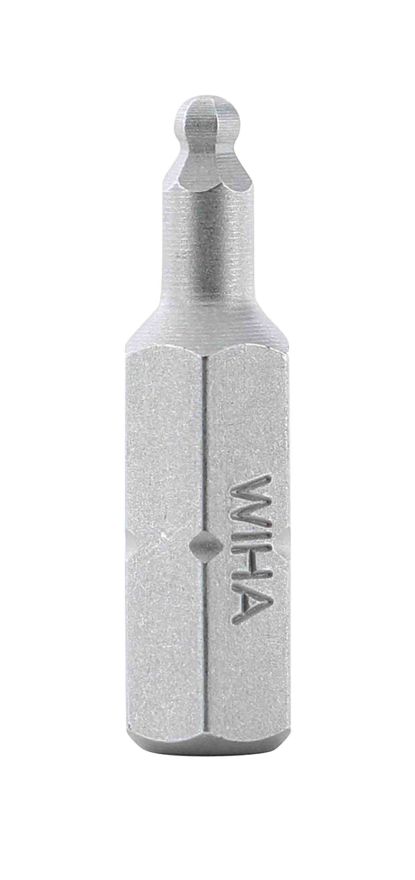 WIHA TOOLS Ball End Hex Insert Bit 3/32" X 25Mm - WIH-71701 | GarageAndFab.com