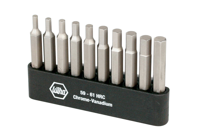 WIHA TOOLS 10 Piece Hex Power Bit Belt Pack Set - WIH-74986 | GarageAndFab.com
