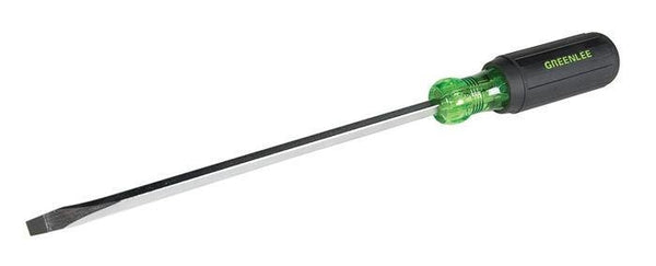 Greenlee Screwdriver, Flat-Key 1/4X8" -GRE-0153-13C | GarageAndFab.com