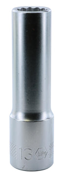 WIHA TOOLS 12 Point - 1/2" Drive Deep Socket 13.0Mm - WIH-33869 | GarageAndFab.com