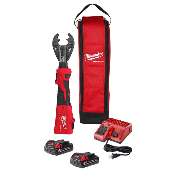 Milwaukee Electric M18 6T Od3 Utility Crimpacter Kit - MLW-2978-22O | GarageAndFab.com