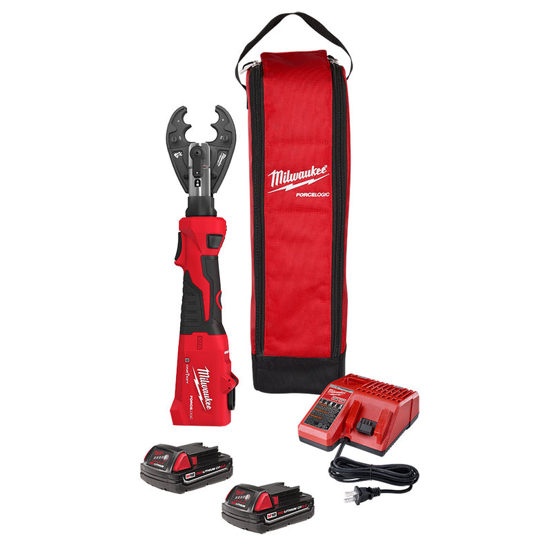 Milwaukee Electric M18 6T Od3 Utility Crimpacter Kit - MLW-2978-22O | GarageAndFab.com