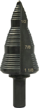 Greenlee 3/16" To 1-1/8" Step Bit (