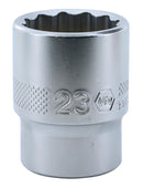 WIHA TOOLS 12 Point - 1/2" Drive Socket 23.0Mm - WIH-33839 | GarageAndFab.com