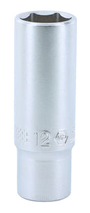 WIHA TOOLS 6 Point - 1/4 Inch Drive Socket - 12.0Mm X 50Mm - WIH-33349 | GarageAndFab.com