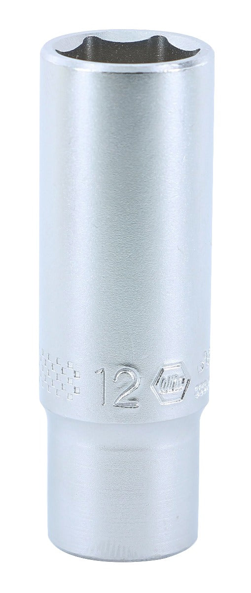 WIHA TOOLS 6 Point - 1/4 Inch Drive Socket - 12.0Mm X 50Mm - WIH-33349 | GarageAndFab.com