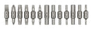 WIHA TOOLS 13 Piece Double End Bit Reload Set - 77782 - WIH-77782 | GarageAndFab.com
