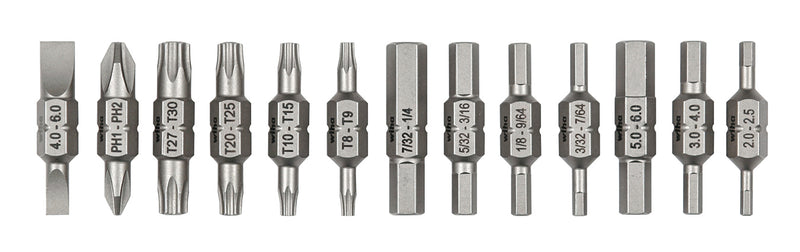 WIHA TOOLS 13 Piece Double End Bit Reload Set - 77782 - WIH-77782 | GarageAndFab.com