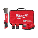 Milwaukee Electric M12 Fuel 1/2" Low Profile Right Angle Impact Wrench Kit W/ Friction Ring, Max. 220 Ft-Lb, 2 Batteries, 1 Charger, 1 Bag - MLW-2565-22 | MFVCanada.com