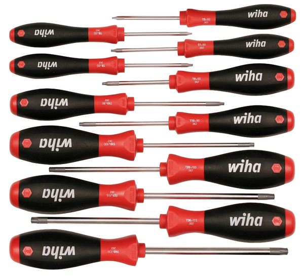 WIHA TOOLS Softfinish Torx Screwdriver 12 Piece Set - WIH-36267 | GarageAndFab.com