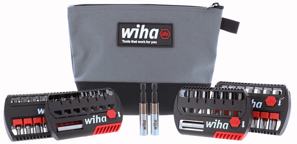 WIHA TOOLS 34 Piece Terminator Impact Bits Set With General Purpose Zipper Pouch - WIH-76886 | GarageAndFab.com