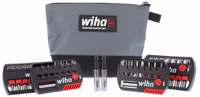 WIHA TOOLS 34 Piece Terminator Impact Bits Set With General Purpose Zipper Pouch - WIH-76886 | GarageAndFab.com