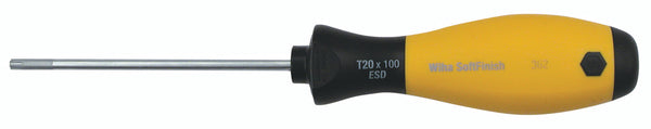 WIHA TOOLS Esd Safe Softfinish Torx Screwdriver T20 - WIH-36224 | GarageAndFab.com