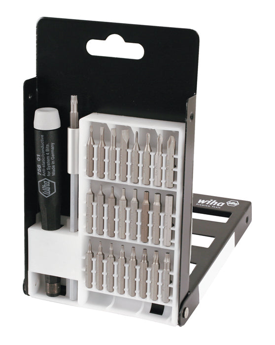 WIHA TOOLS 27 Piece System 4 Esd Safe Microbits Set - 75994 - WIH-75994 | GarageAndFab.com