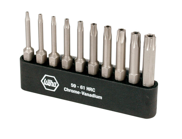 WIHA TOOLS 10 Piece Security Torx Power Bit Belt Pack Set - WIH-74987 | GarageAndFab.com