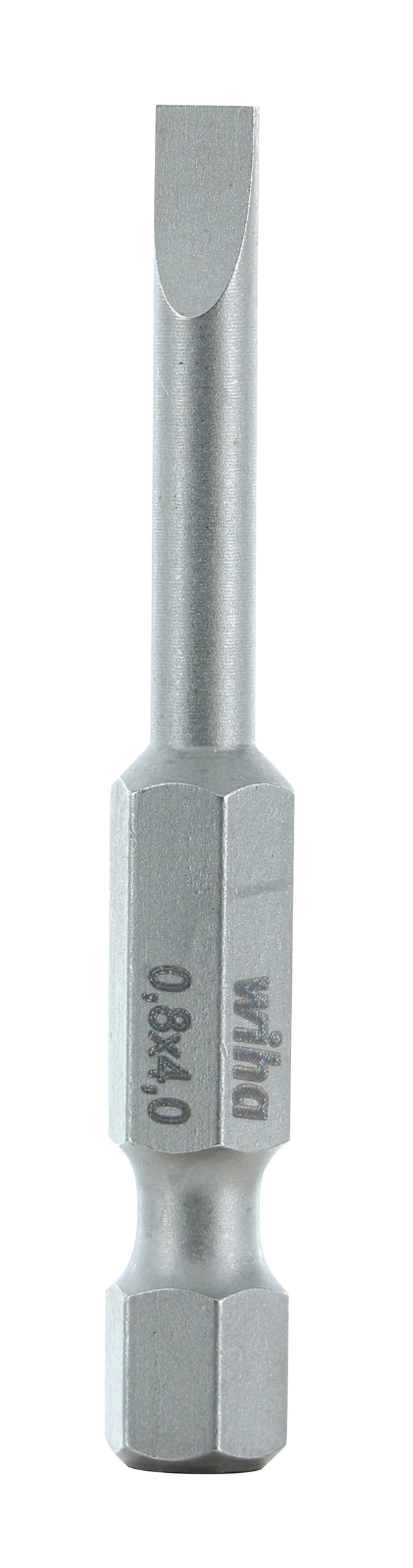 WIHA TOOLS Slotted Power Bit 4.0 X .8 X 50Mm - WIH-74010 | GarageAndFab.com