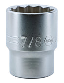WIHA TOOLS 12 Point - 1/2" Drive Deep Socket 7/8" - 33817 - WIH-33817 | GarageAndFab.com