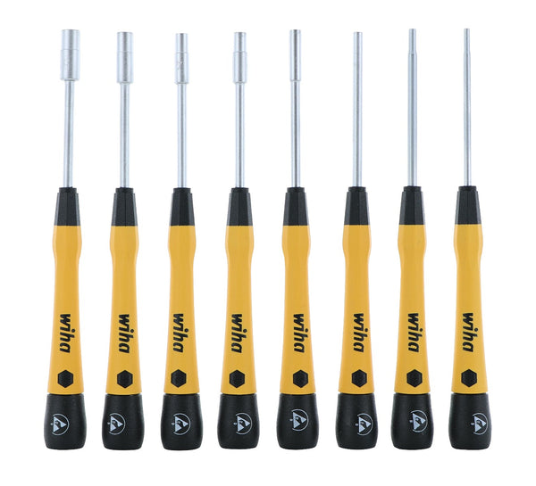 WIHA TOOLS 8 Piece Esd Safe Picofinish Precision Nut Driver Set - Metricric - WIH-27789 | GarageAndFab.com