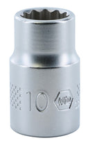 WIHA TOOLS 12 Point - 3/8 Inch Drive Socket - 10.0Mm - WIH-33725 | GarageAndFab.com