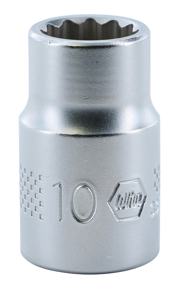 WIHA TOOLS 12 Point - 3/8 Inch Drive Socket - 10.0Mm - WIH-33725 | GarageAndFab.com