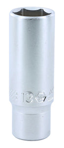 WIHA TOOLS 6 Point - 1/4 Inch Drive Socket - 13.0Mm X 50Mm - WIH-33350 | GarageAndFab.com